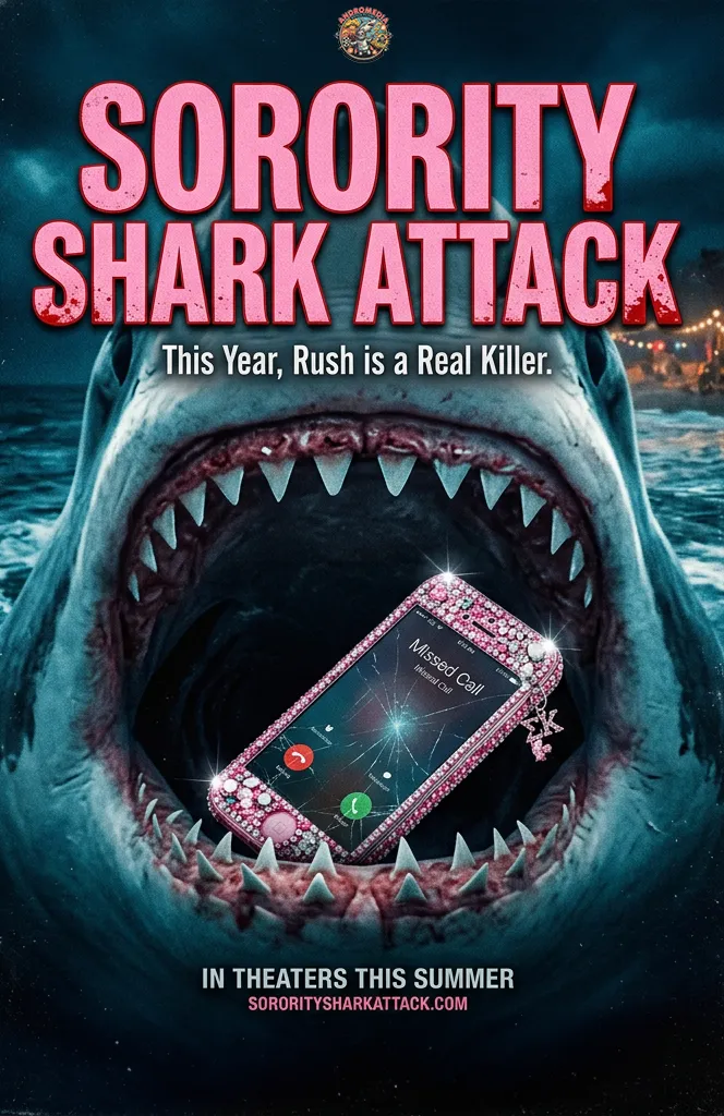 Sorority Shark Attack poster art
